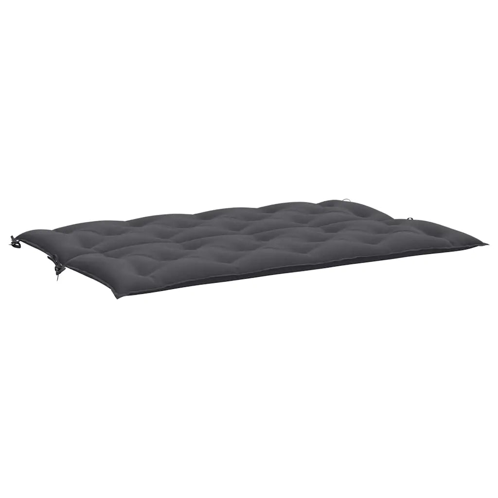 Cuscini Panca Giardino 2pz Antracite 150x50x7cm Tessuto Oxford 315016