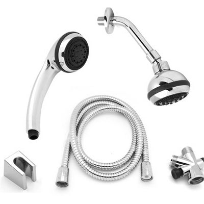 KIT DOCCETTA + SOFFIONE MODELLO 13502- Cromo- DH- pezzi 1