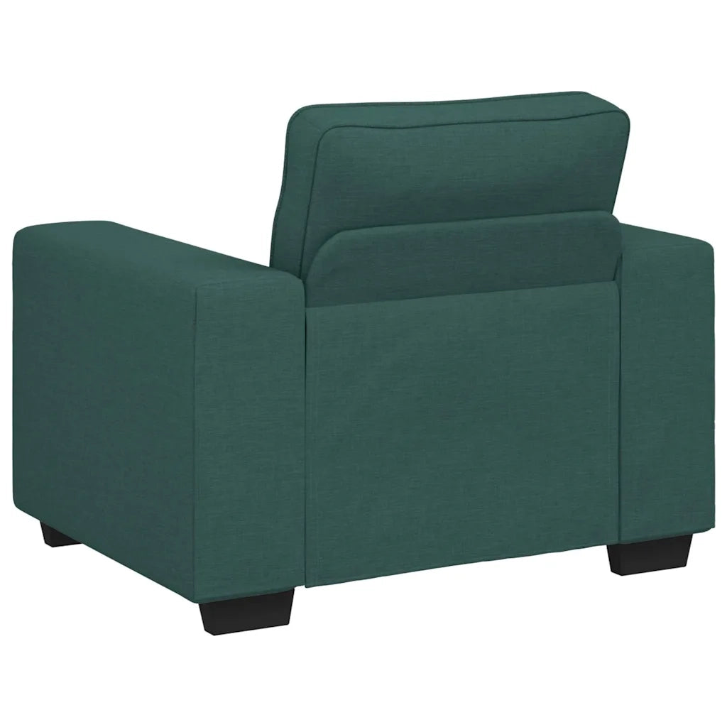 Divano Sedia-Poltrona Verde Scuro 100x77x82 cm in Tessuto