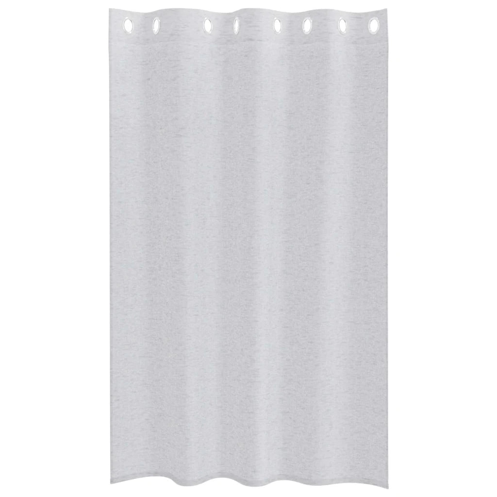 Tenda in Velo 2 pz Grigio chiaro 175 x 140 cm Poliestere 4107998