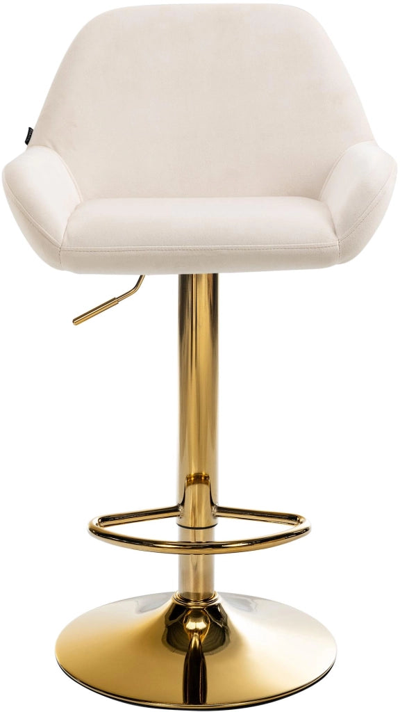 2er Set Barhocker Braga Gold Samt