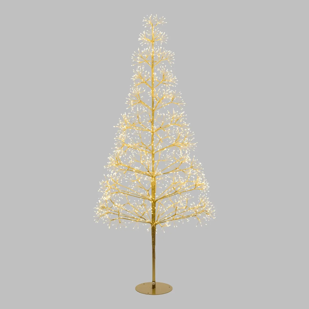 Albero Conico Rich H180 cm 2100 MicroLED B Caldo Bianco FlashLED IP44