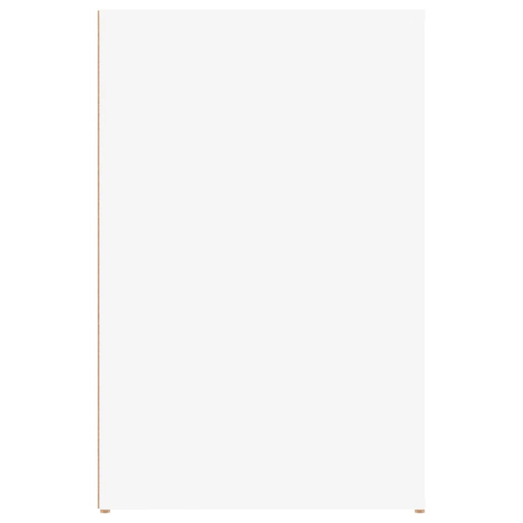 Scrivania tavolo postazione di lavoro mobile per computer studio 100 x 49 x 75 cm legno ingegnerizzato bianco 02_0023496