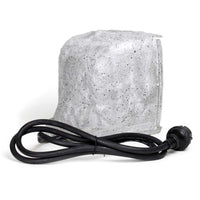 Presa multipla con sensore, effetto pietra, Multipresa per esterno con 4 prese, protezione IP44