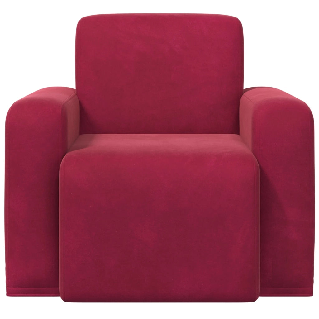 Poltrona Rosso Vino Velluto (V) 42042434