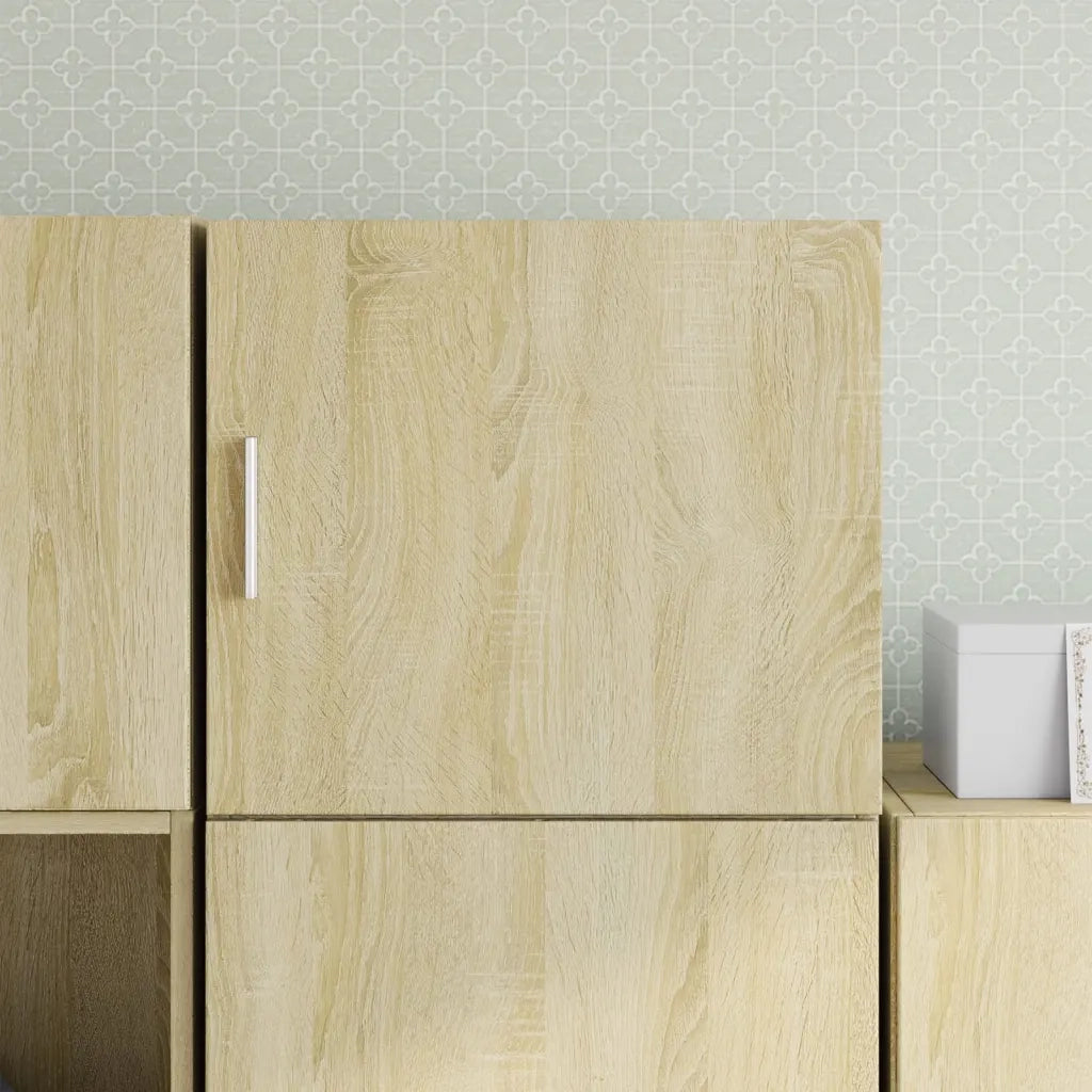 vidaXL Mobile a Parete Rovere Sonoma 45x42,5x40 cm Legno Multistrato