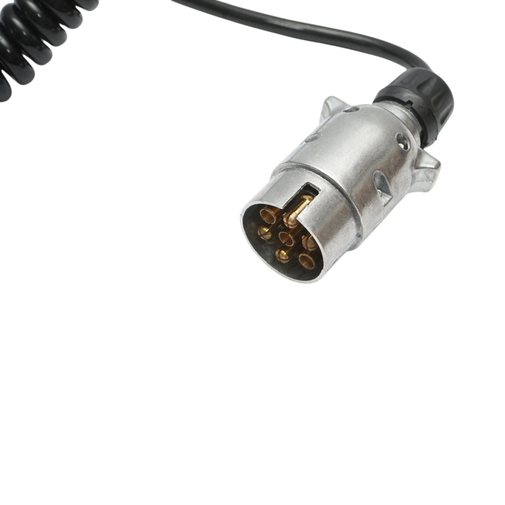 Telecomando industriale con 2 comandi, cavo a spirale e spina a 7 poli Breckner Germany
