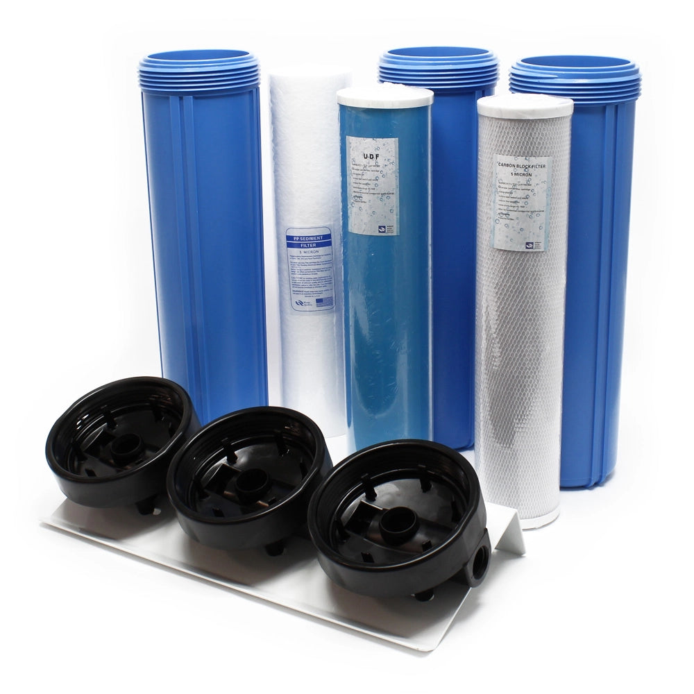 Naturewater Filtro dell'acqua a 3 stadi NW-BRL03 32,89 mm (1″) Sistema di filtrazione con cartucce filtranti