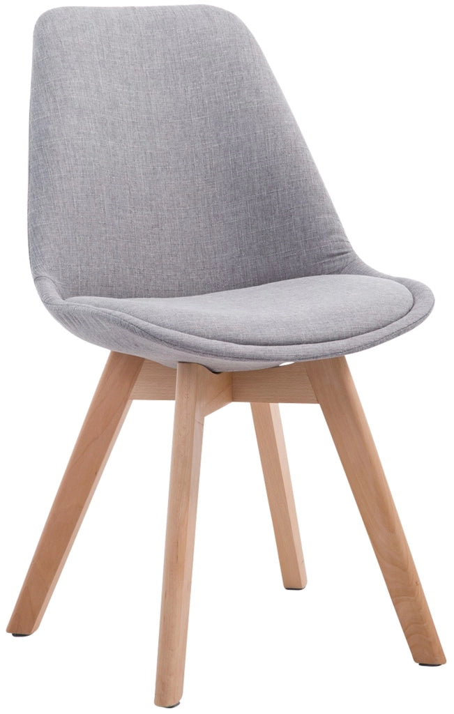 Sedia Borneo Tessuto V2 grigio,natura