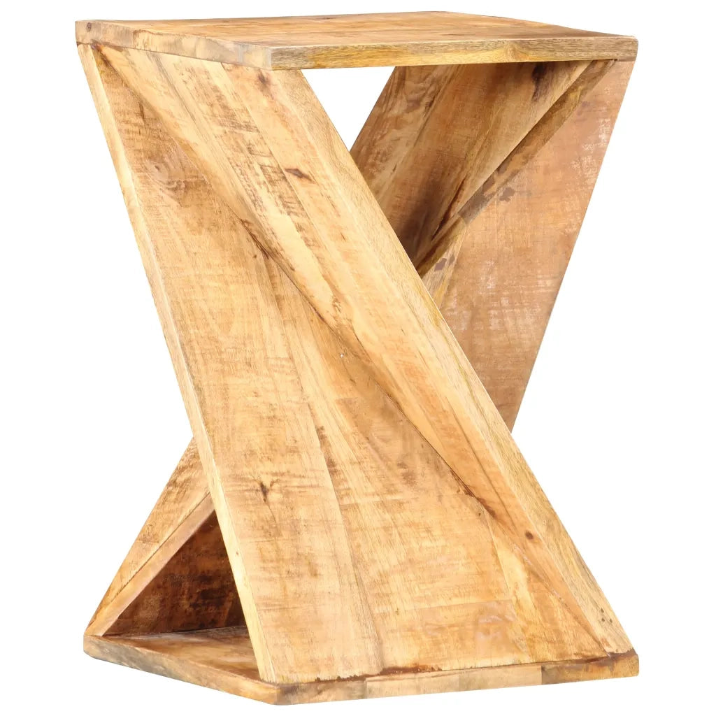 Tavolino | Tavolo laterale di Servizio 35x35x55 cm in Legno Massello di Mango