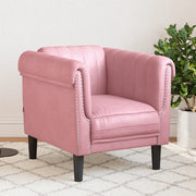 Divano Sedia-Poltrona Rosa in Velluto 551895