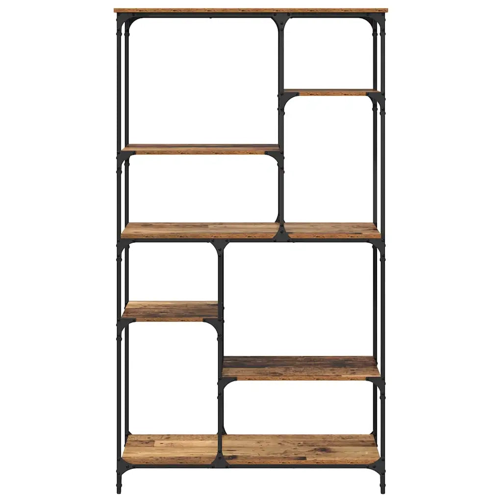 Libreria-Scaffale per Libri-Mobile di Stoccaggio Legno vecchio 99 x 35,5 x 176 cm Legno multistrato