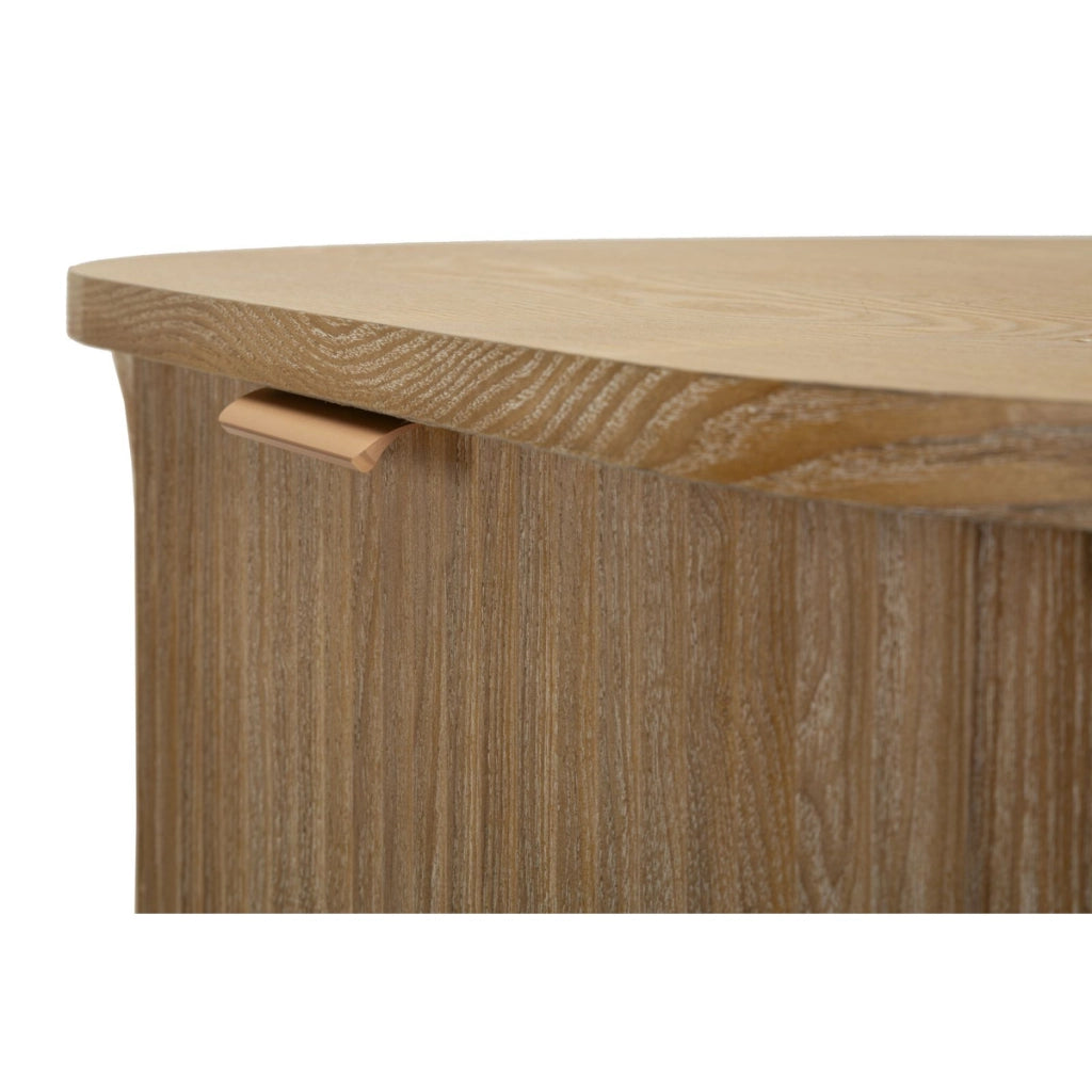 Cassettiera VKH753, Marrone, Legno, 80,5x47x82 cm