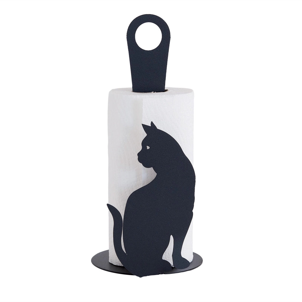 Porta rotoli da cucina Gatto Nero