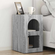Comodino 2 pcs Grigio Sonoma 29,5 x 33,5 x 50 cm