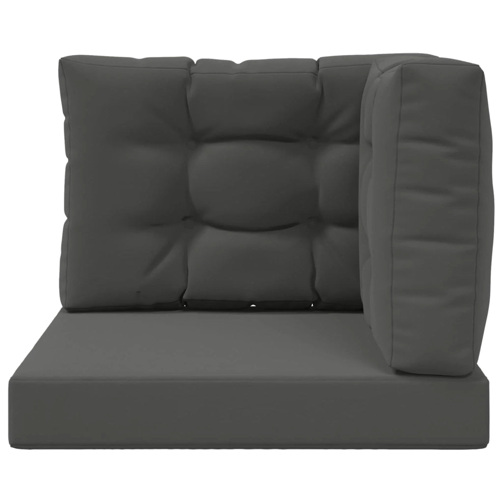 Cuscino per divano da esterno 3 pcs Antracite Poliestere
