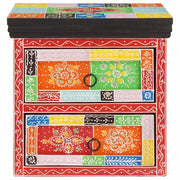 Comodino | Armadio da Notte | Mobiletto da notte con cassetto Multicolore 40 x 30 x 40 cm