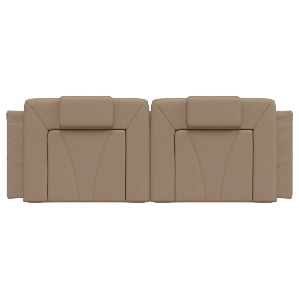 Cuscino Testiera Viana Cappuccino 120 cm in Similpelle 374785
