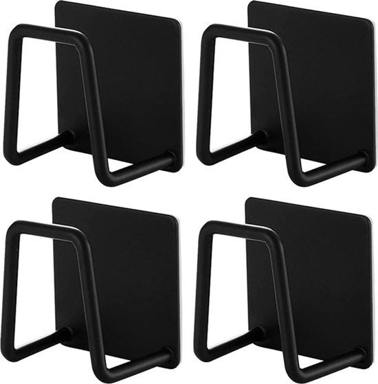 4 pezzi di supporto per sponda autoadesivo, supporto per sponda per pavimento da lavare velocemente, supporto per sponda acqua-tetto per accessori da cucina