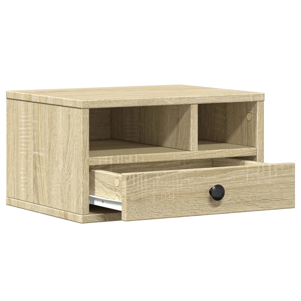 Supporto Stampante Rovere Sonoma 40x32x22,5cm Legno Multistrato CFW2959228