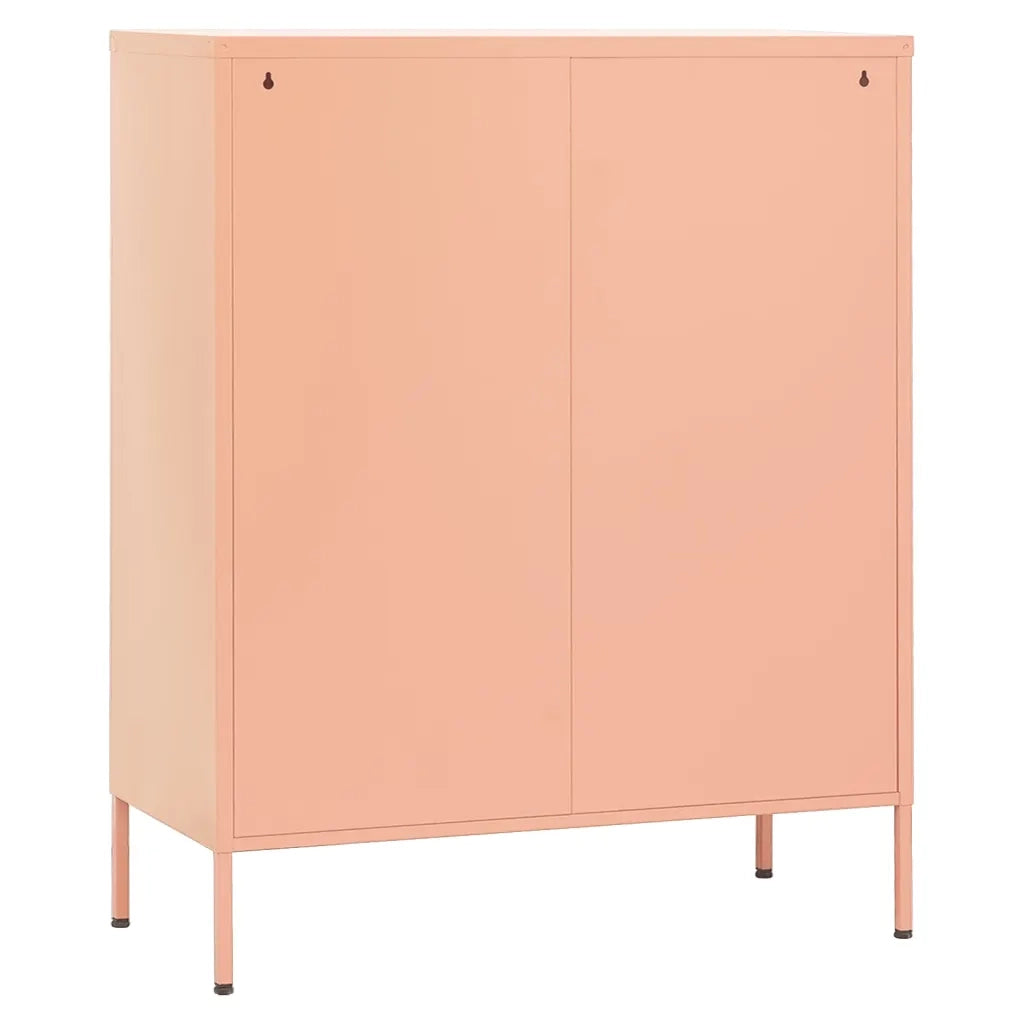 Armadietto Rosa 80x35x101,5 cm in Acciaio cod mxl 47661