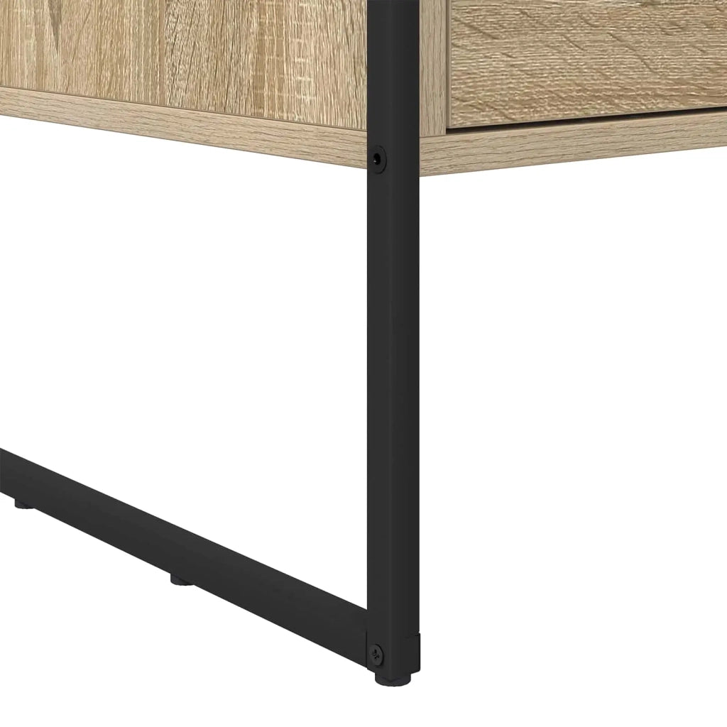Tavolino da salotto Sonoma 100 x 46 x 40 cm Legno multistrato 886445