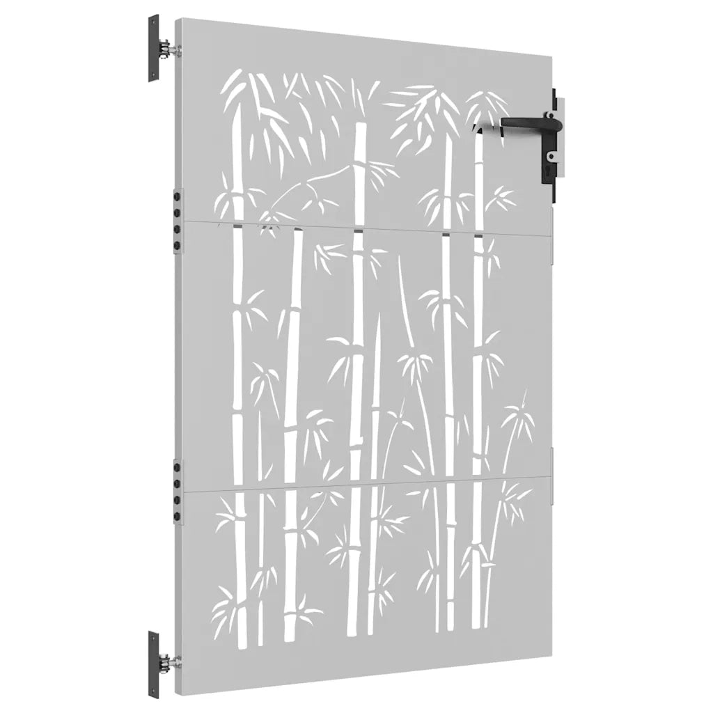 Cancello da Giardino 85x150 cm in Acciaio Corten Design BambÃ¹