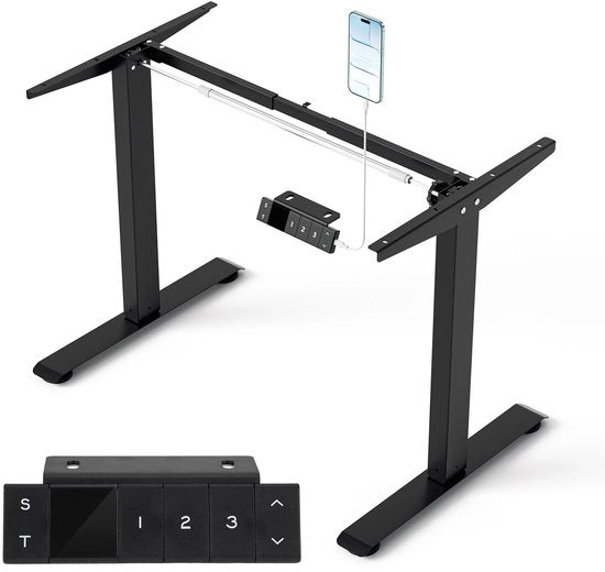 Bureau elettrico con memoria di 3 posizioni e inversione di moto avanzata, inclusa connessione USB