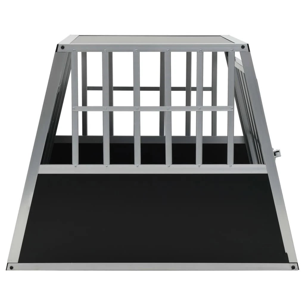 Trasportino per cani con porta 65 x 91 x 69,5 cm nero 02_0000062