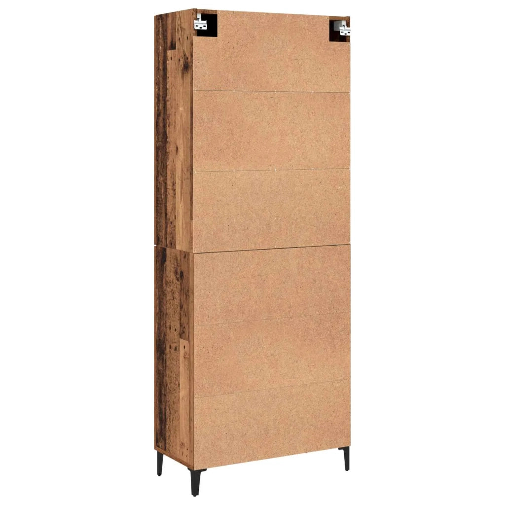 Credenza 2 pcs Legno vecchio Legno multistrato 3394569