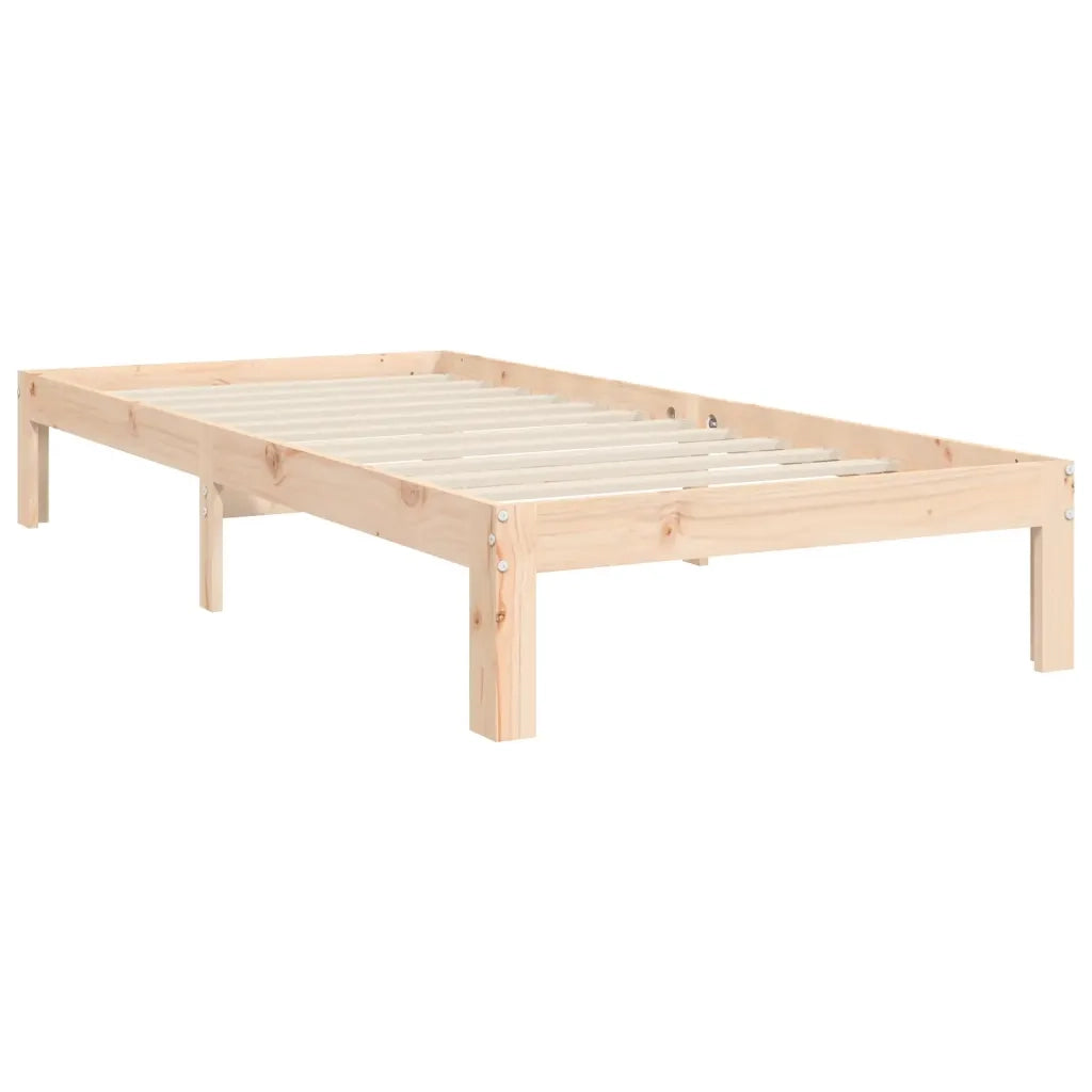 Giroletto senza Materasso 90x200 cm in Legno Massello di Pino 3193516
