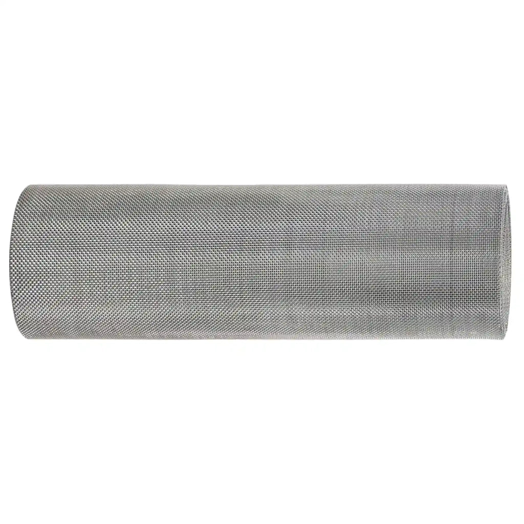 Rete per schermatura 20 x 500 cm 30 Mesh Argento 42039545