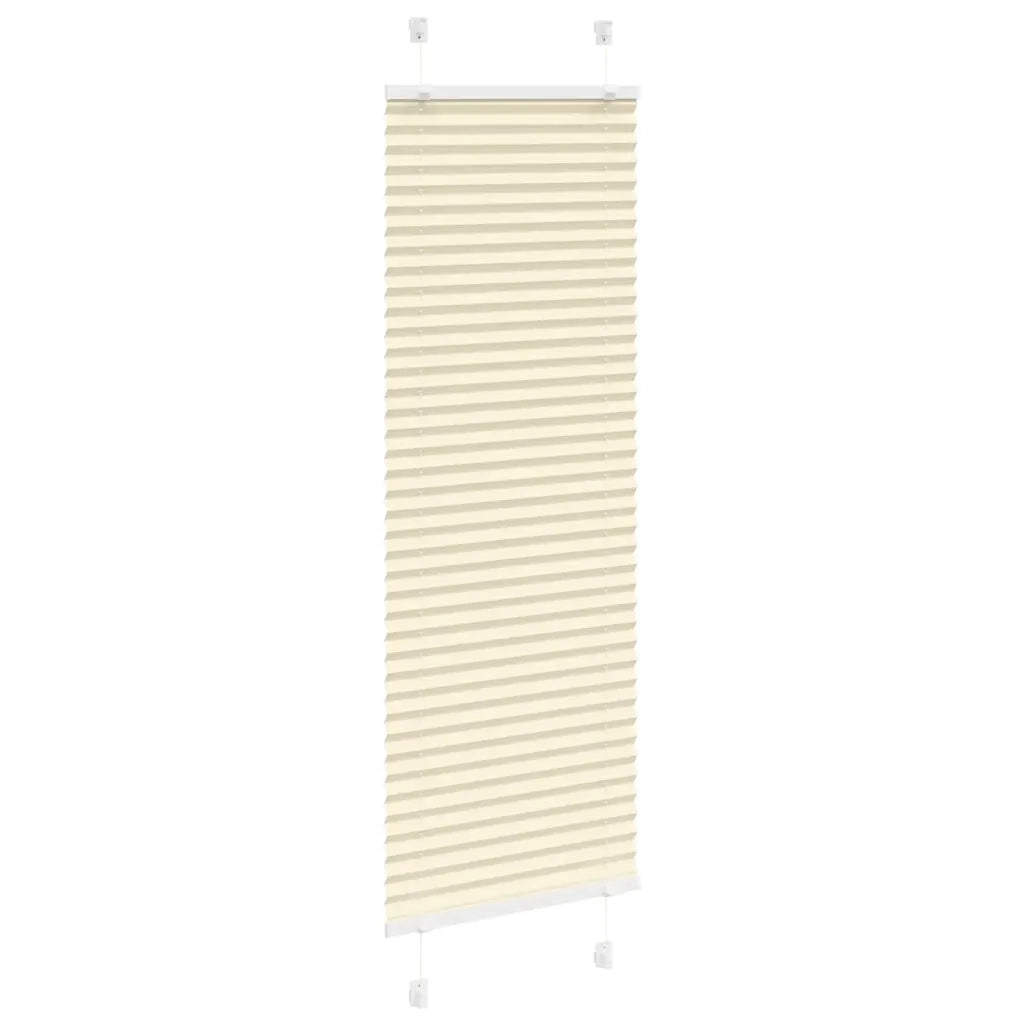 Tenda Plissettata Crema 45x100 cm Larghezza Tessuto 44,4 cm