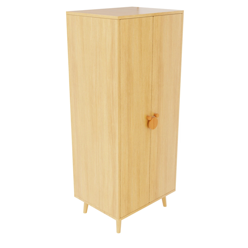 Armadio ¨C Minimal ¨C Legno, 70x55x170 cm, ante, ripiani stoccaggio