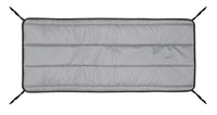 Cuscino trapuntato impermeabile grigio scuro per sedia da giardino AIO FACTORY 150x50 cm