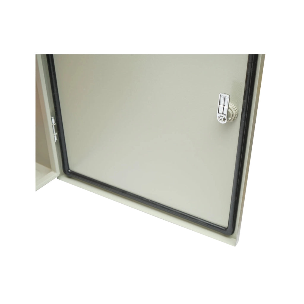 Quadro elettrico metallico con controquadro, PT 500x400x200mm, IP65