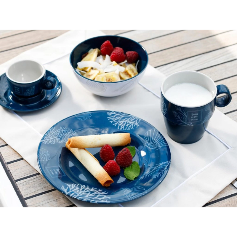 PIATTI DA DESSERT SERIE LIVING - 6p