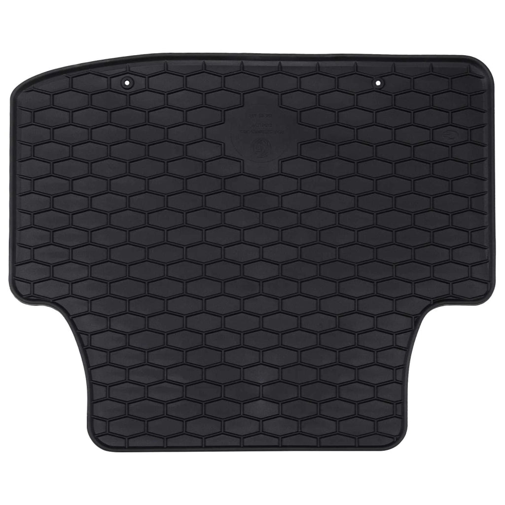 Tappetino per Auto 4 pz Nero Gomma CFW1646315