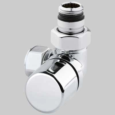 VALVOLA D'ARREDO AD ANGOLO TERMOSTATICA DX CROMO  1/2 x 2419     ARTECLIMA