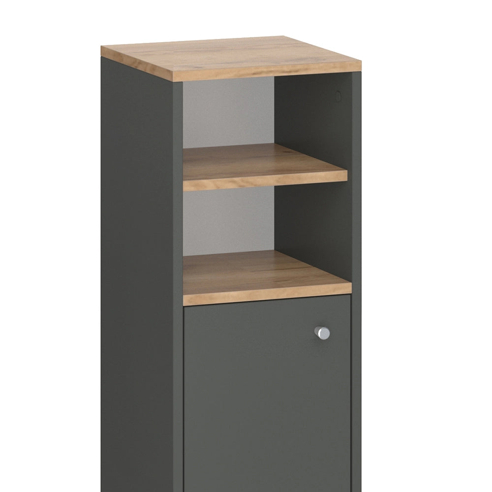 Vicco Set mobili bagno Antracite 4 parti, con pensile