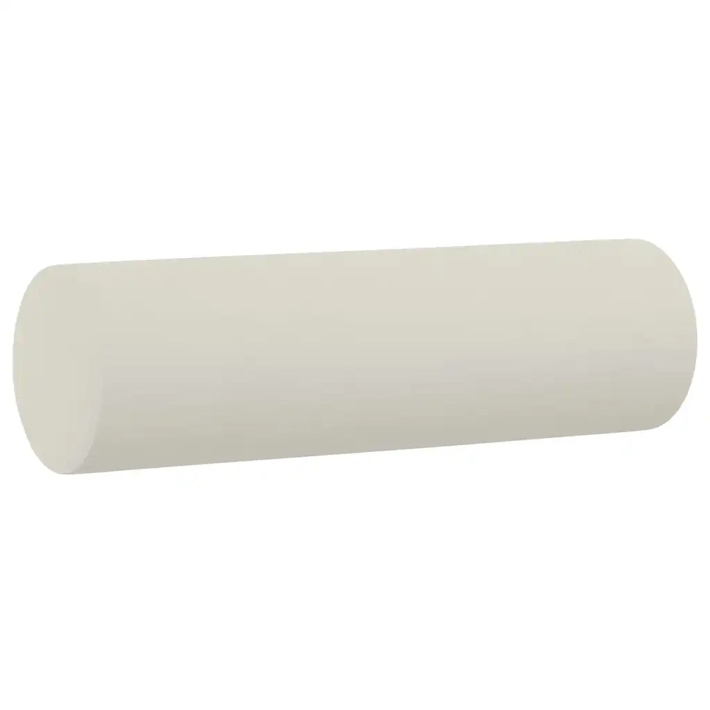 Cuscini Decorativi 2 pz Crema ?15x50 cm in Velluto CFW3536310