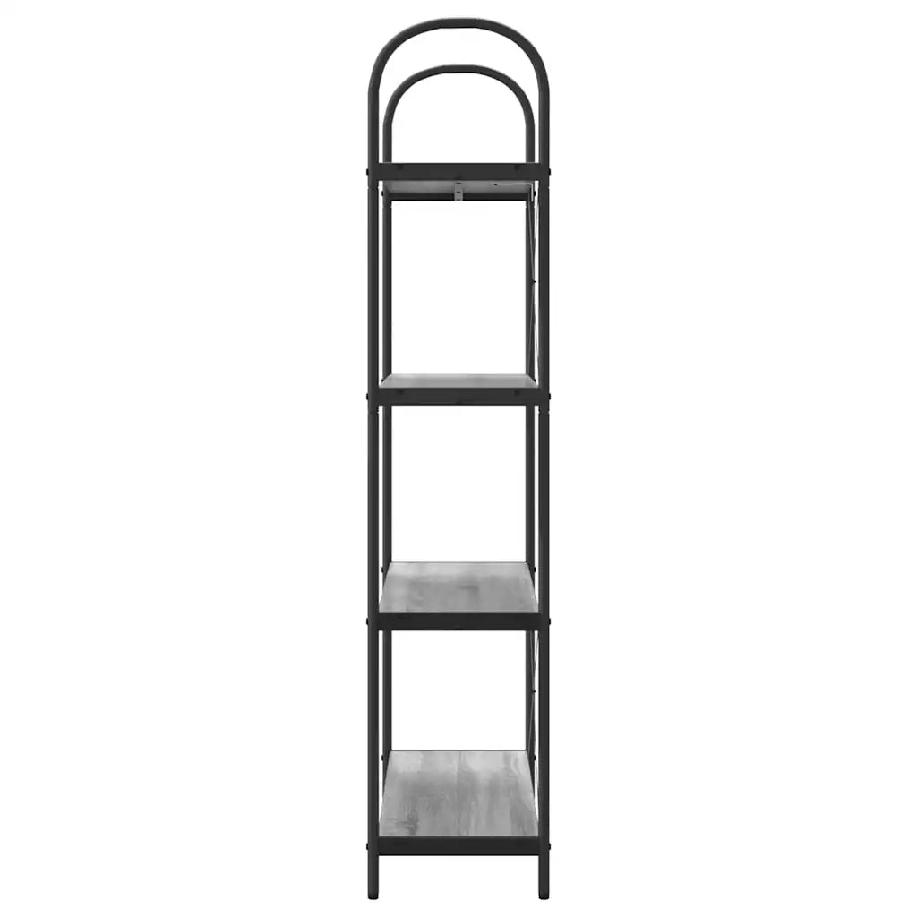 Libreria Grigio Sonoma 80 x 30 x 146 cm Legno multistrato 879896