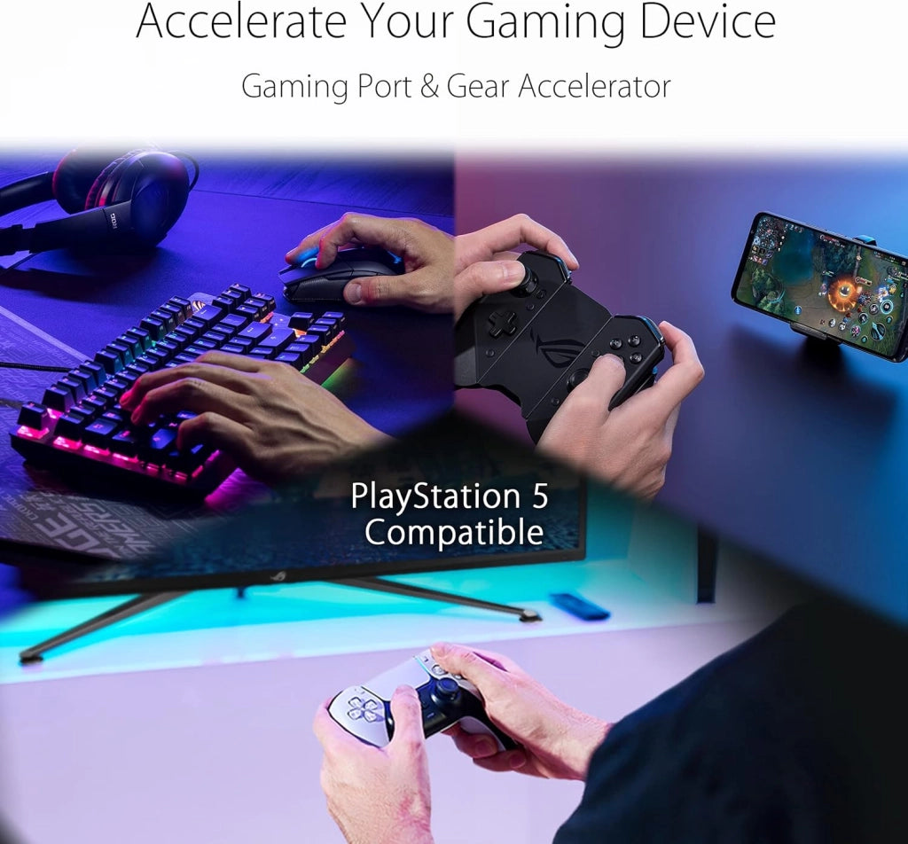 ROG STRIX GS-AX5400 Router Wi-Fi 6 dual-band per il gaming, compatibile con PS5 e giochi dispositivi mobili, VPN Fusion, Instant Guard, Gear Accelerator, porta di gioco, QoS adattivo e Aura RGB