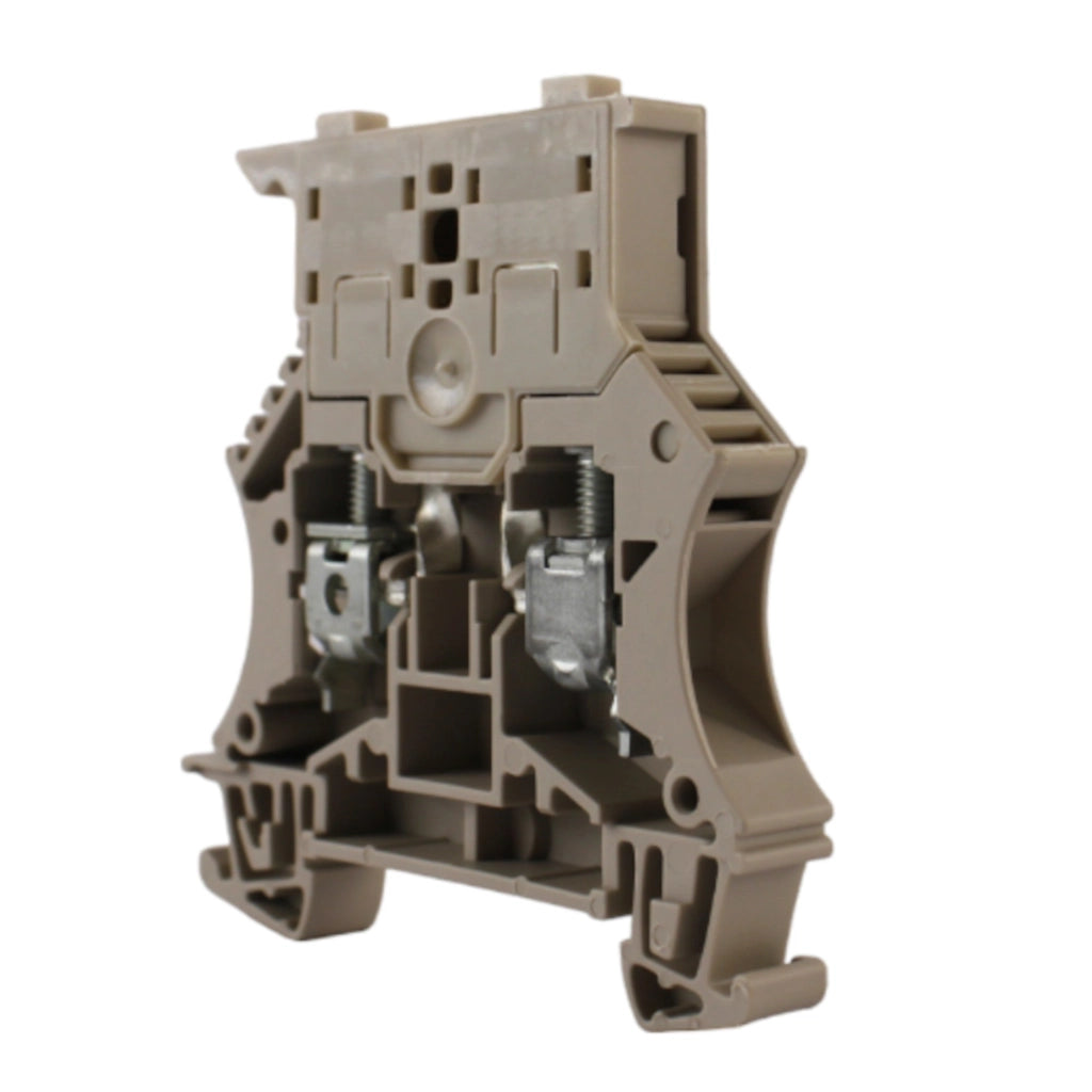 Morsetto portafusibile componibile beige 2,5mmq 1 piano 2 conduttori Weidmuller