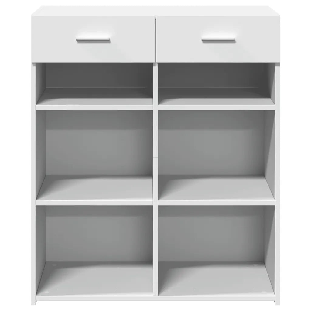 Credenza Bianca 80x42,5x93 cm in Legno Multistrato 3281476