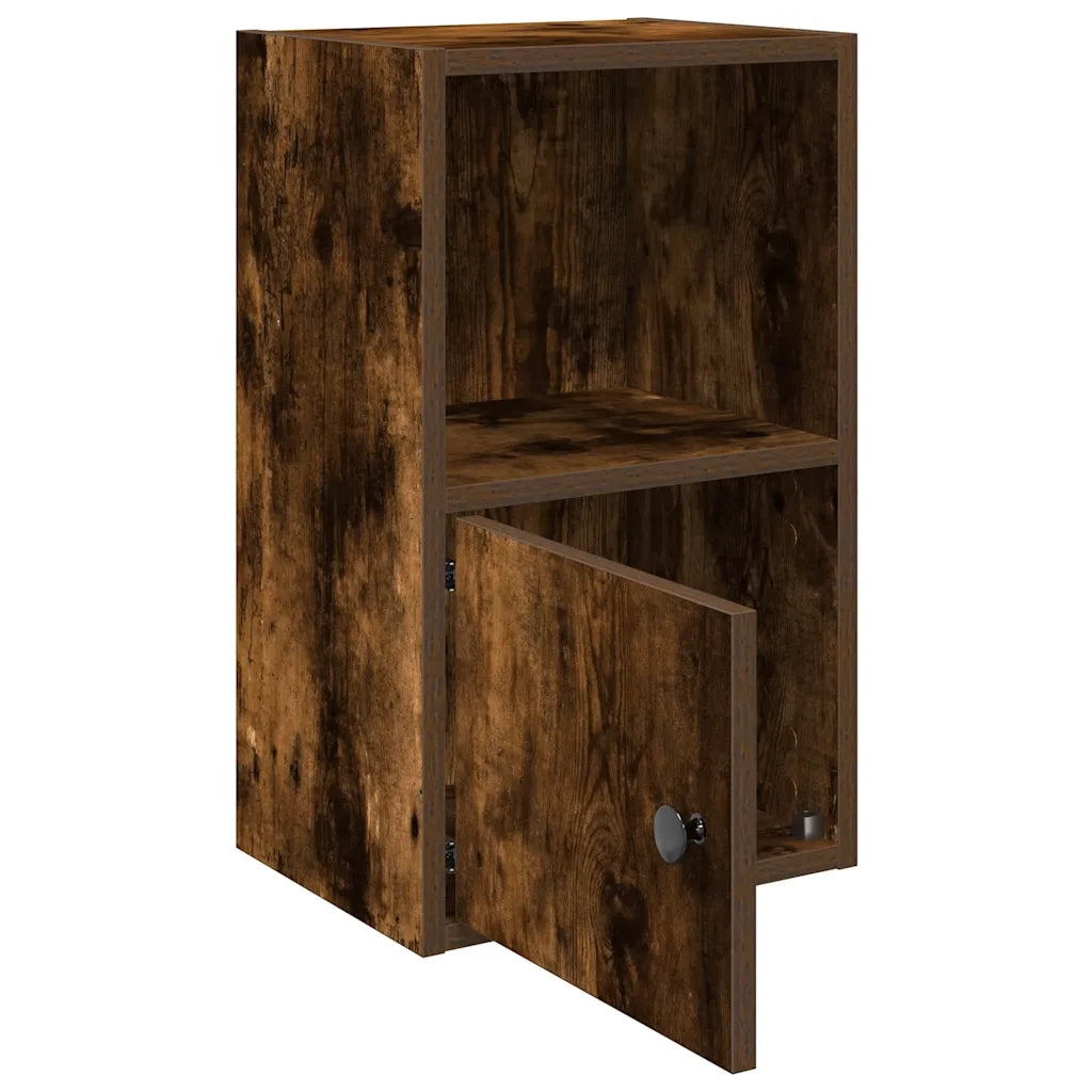 Libreria Rovere Fumo 31x24x52 cm in Legno Multistrato