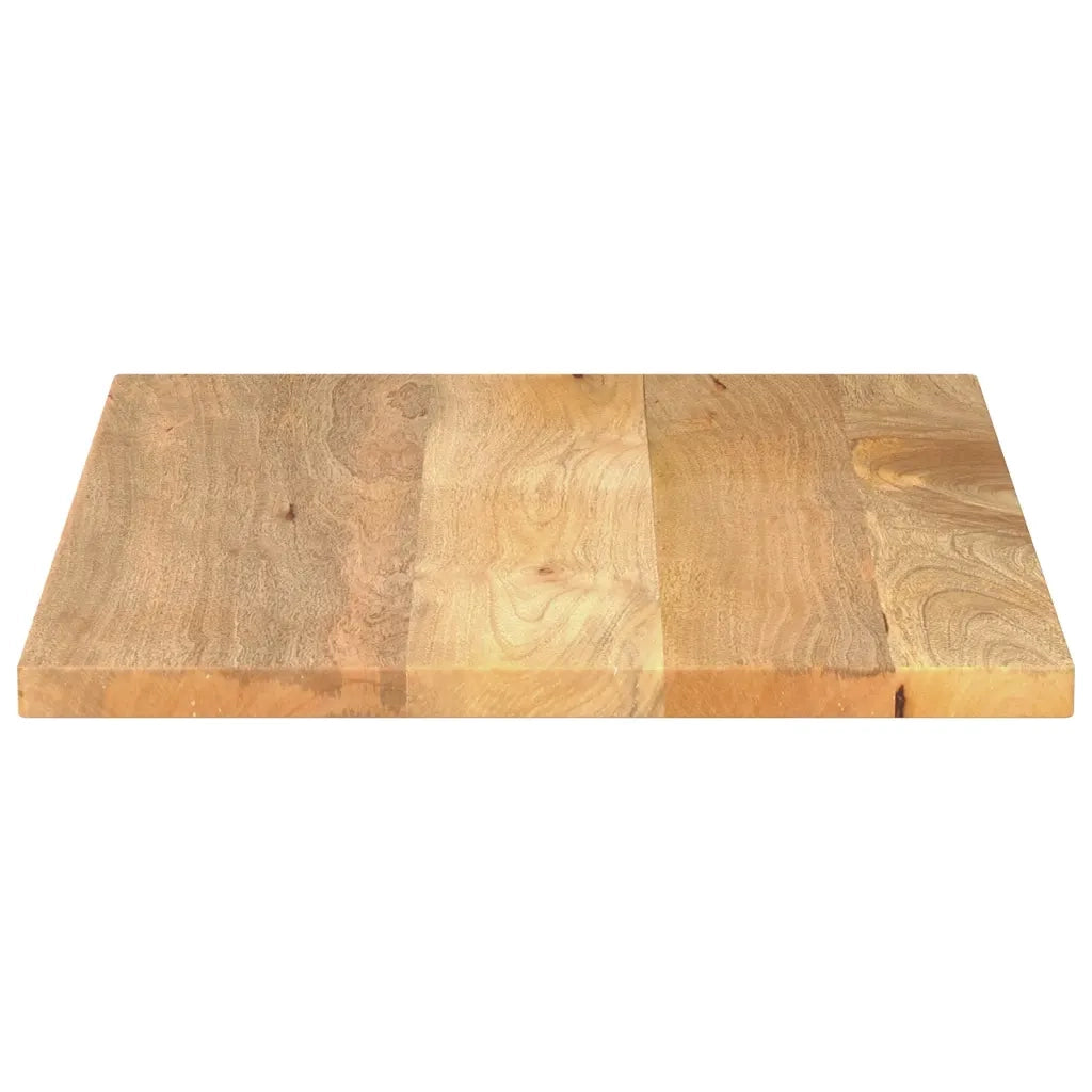 Piano per Tavolo 80x70x2,5 cm Rettangolare Legno Massello Mango 371475