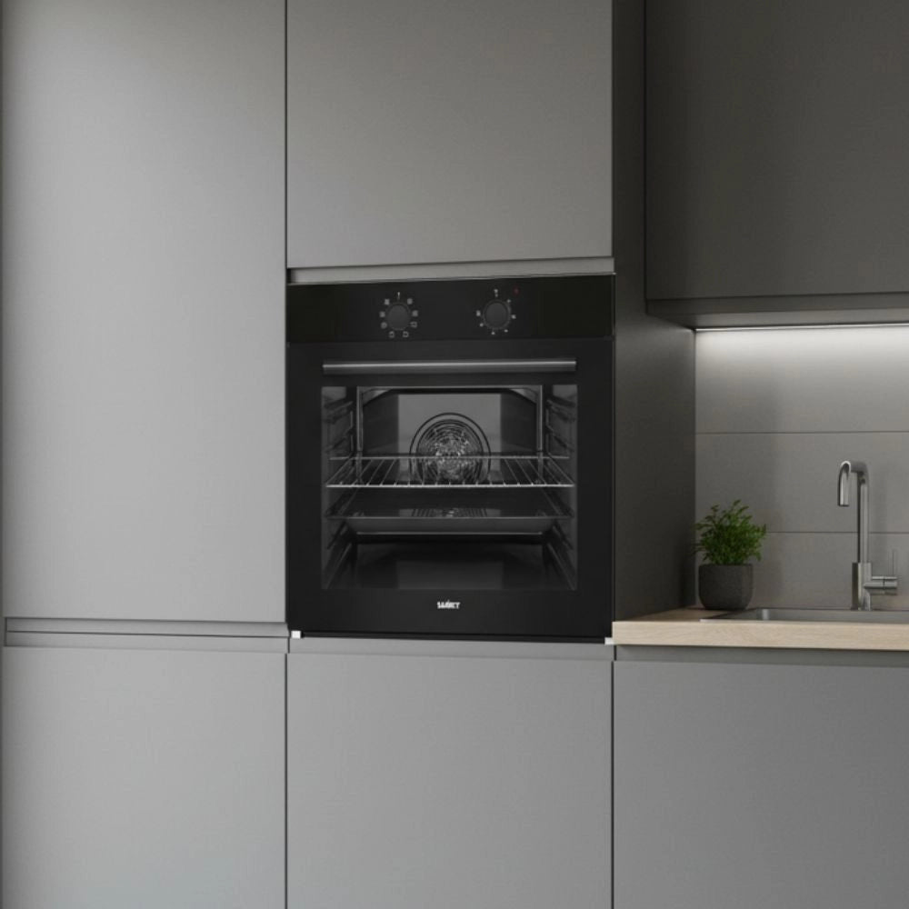 Forno multifunzione Samet Calliope8F 2 manopole colore nero classe A+