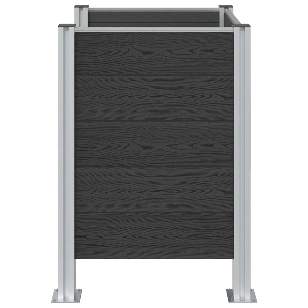 Recinzione Contenitore per Rifiuti Grigio 85 x 85 x 115 cm