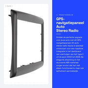 Pannello di navigazione - Fascia per autoradio - Materiale ABS rigido - Profilo liscio - Installazione facile - Decorazione elegante